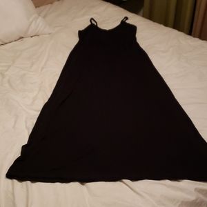 Black maxi dress, size M,